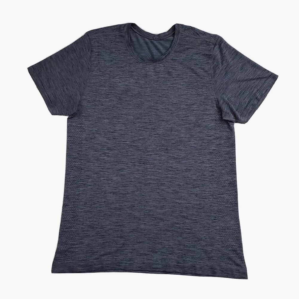 Lululemon Metal Vent (Mens Size Large) Gray Short Sleeve Activewear T-Shirt Gym